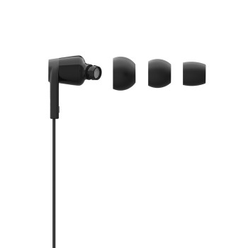 Belkin ROCKSTAR Słuchawki Przewodowa Douszny Połączenia muzyka USB Type-C Czarny
