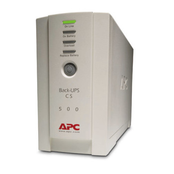 APC Back-UPS Czuwanie (Offline) 0,5 kVA 300 W 4 x gniazdo sieciowe