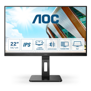 AOC P2 22P2Q LED display 54,6 cm (21.5") 1920 x 1080 px Full HD Czarny