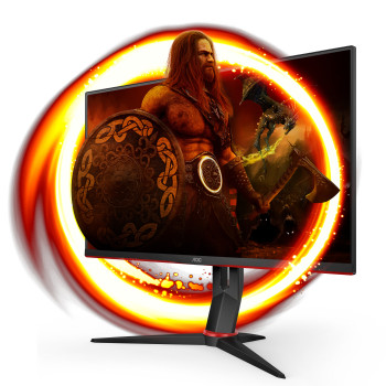 AOC G2 Q27G2U BK monitor komputerowy 68,6 cm (27") 2560 x 1440 px Quad HD LED Czarny, Czerwony