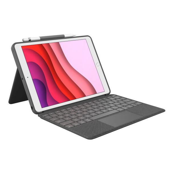 Logitech Combo Touch Grafitowy Smart Connector QWERTY British English Logitech Combo Touch Grafitowy Smart Connector QWERTY British English