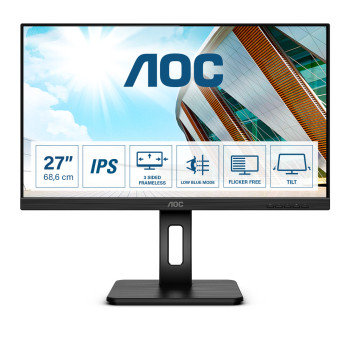 AOC P2 Q27P2Q LED display 68,6 cm (27") 2560 x 1440 px Quad HD Czarny