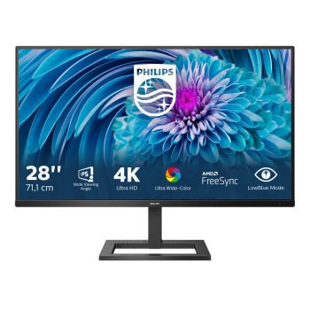 Philips 288E2A 00 monitor komputerowy 71,1 cm (28") 3840 x 2160 px 4K Ultra HD LED Czarny