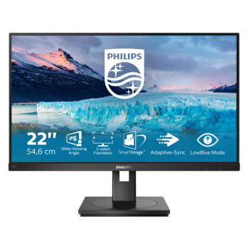 Philips S Line 222S1AE 00 monitor komputerowy 54,6 cm (21.5") 1920 x 1080 px Full HD LCD Czarny