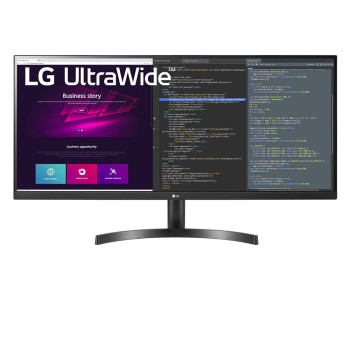 LG 34WN700-B monitor komputerowy 86,4 cm (34") 3440 x 1440 px Quad HD Czarny