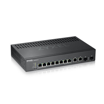 Zyxel GS2220-10-EU0101F łącza sieciowe Zarządzany L2 Gigabit Ethernet (10 100 1000) Czarny