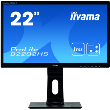 iiyama ProLite B2282HS-B5 LED display 54,6 cm (21.5") 1920 x 1080 px Full HD Czarny