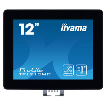 iiyama ProLite TF1215MC-B1 monitor komputerowy 30,7 cm (12.1") 1024 x 768 px LCD Ekran dotykowy Czarny