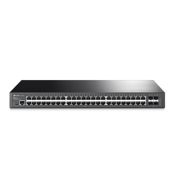 TP-Link TL-SG3452 łącza sieciowe Zarządzany L2 L3 Gigabit Ethernet (10 100 1000) 1U Czarny