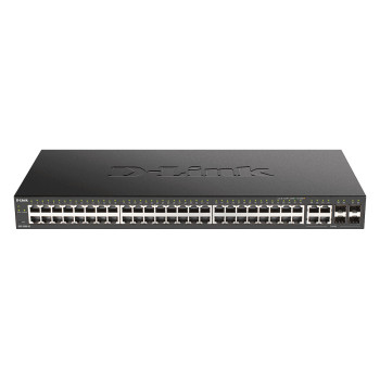 D-Link DGS-2000-52 łącza sieciowe Zarządzany L2 L3 Gigabit Ethernet (10 100 1000) 1U Czarny