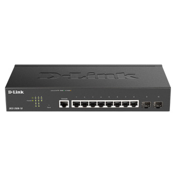 D-Link DGS-2000-10 łącza sieciowe Zarządzany L2 L3 Gigabit Ethernet (10 100 1000) 1U Czarny