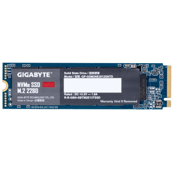 Gigabyte GP-GSM2NE3512GNTD urządzenie SSD M.2 512 GB PCI Express 3.0 NVMe