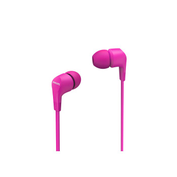 Philips TAE1105PK 00 słuchawki zestaw słuchawkowy Przewodowa Douszny Muzyka Różowy