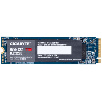 Gigabyte GP-GSM2NE3100TNTD urządzenie SSD M.2 1000 GB PCI Express 3.0 NVMe