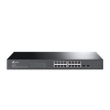 TP-Link TL-SG2218 łącza sieciowe Zarządzany L2 L2+ Gigabit Ethernet (10 100 1000) 1U Czarny