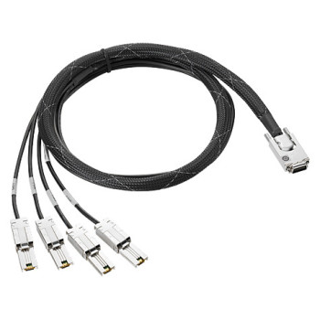 HP K2R10A kabel SAS 4 m Czarny, Srebrny