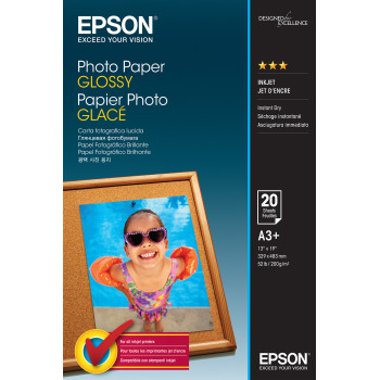 Epson Photo Paper Glossy - A3+ - 20 Arkuszy