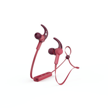 Hama Connect Zestaw słuchawkowy Bezprzewodowy Nauszny, Douszny Połączenia muzyka Micro-USB Bluetooth Czerwony
