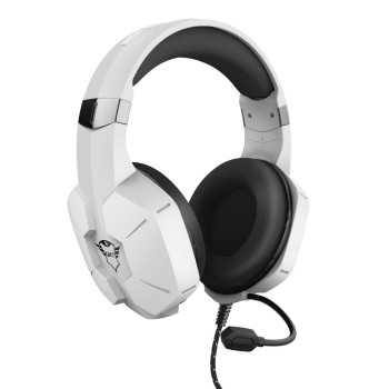 Trust GXT 323W Carus Zestaw słuchawkowy Przewodowa Opaska na głowę Gaming Biały