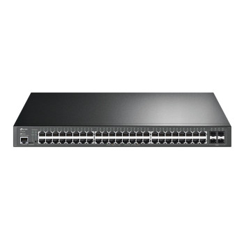TP-Link TL-SG3452P łącza sieciowe Zarządzany L2 L3 Gigabit Ethernet (10 100 1000) Obsługa PoE 1U Czarny