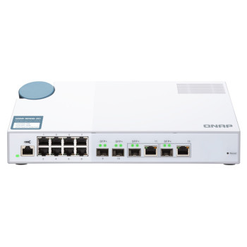QNAP QSW-M408-2C łącza sieciowe Zarządzany L2 10G Ethernet (100 1000 10000) Biały
