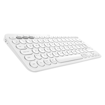Logitech K380 Multi-Device klawiatura Bluetooth QWERTY Amerykański międzynarodowy Biały
