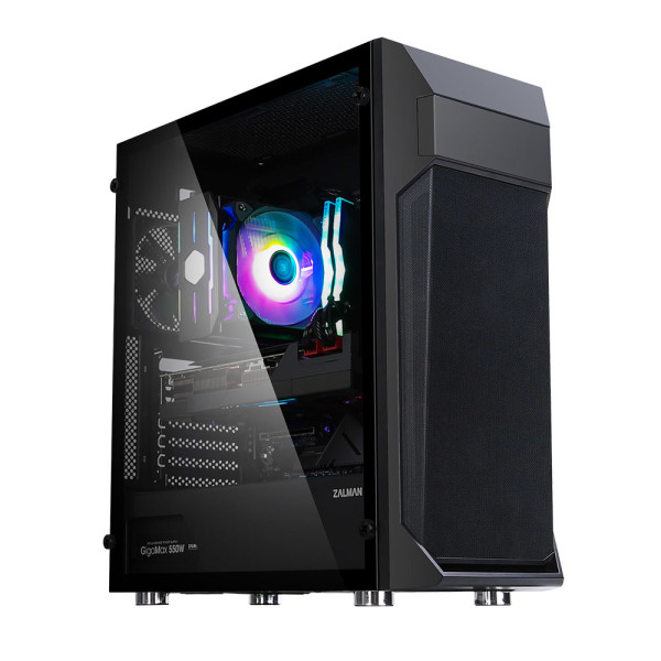 Zalman Z1 Plus ATX Mid Tower PC Case Pre-installed 2 x 120mm blue LED fan in front 1 Midi Tower Czarny Zalman Z1 Plus ATX Mid Tower PC Case Pre-installed 2 x 120mm blue LED fan in front 1 Midi Tower Czarny