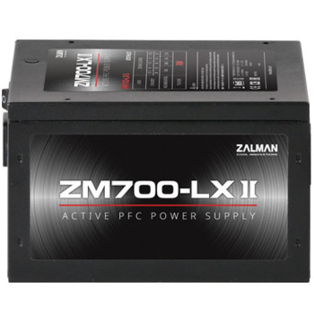 Zalman ZM700-LXII moduł zasilaczy 700 W 20+4 pin ATX ATX Czarny