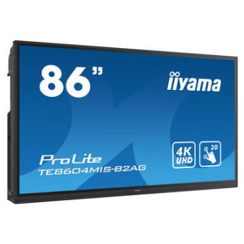 iiyama TE8604MIS-B2AG tablica interkatywna 2,18 m (86") 3840 x 2160 px Ekran dotykowy Czarny HDMI