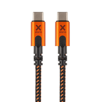 Xtorm CXX005 kabel USB 1,5 m USB 3.2 Gen 1 (3.1 Gen 1) USB C Czarny, Pomarańczowy