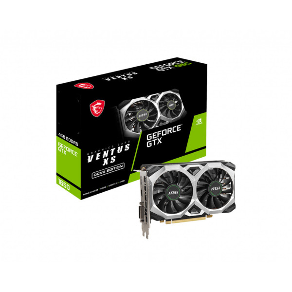 MSI GeForce GTX 1650 D6 Ventus XS OCV2 NVIDIA 4 GB GDDR6 MSI GeForce GTX 1650 D6 Ventus XS OCV2 NVIDIA 4 GB GDDR6