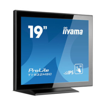 iiyama ProLite T1932MSC-B5AG monitor komputerowy 48,3 cm (19") 1280 x 1024 px LED Ekran dotykowy Blad Czarny