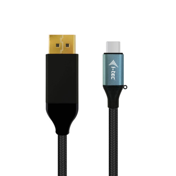i-tec C31CBLDP60HZ2M adapter kablowy 2 m USB Type-C DisplayPort Czarny i-tec C31CBLDP60HZ2M adapter kablowy 2 m USB Type-C DisplayPort Czarny