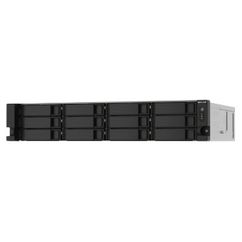 QNAP TS-1273AU-RP-8G serwer danych NAS Rack (2U) Przewodowa sieć LAN Aluminium, Czarny V1500B