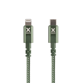 Xtorm CX2032 kabel do telefonu Zielony 1 m Lightning USB C