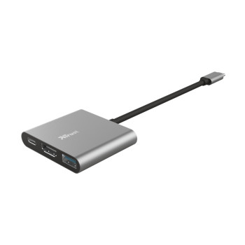 Trust Dalyx USB 3.2 Gen 1 (3.1 Gen 1) Type-C 5 Mbit s Aluminium, Czarny