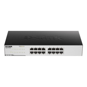 D-Link GO-SW-16G Nie zarządzany L2 Gigabit Ethernet (10 100 1000) 1U Czarny