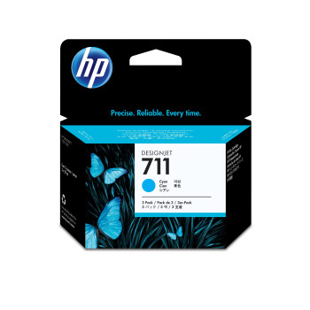 HP Zestaw 3 sztuk błękitnych wkładów atramentowych 711 DesignJet 29 ml
