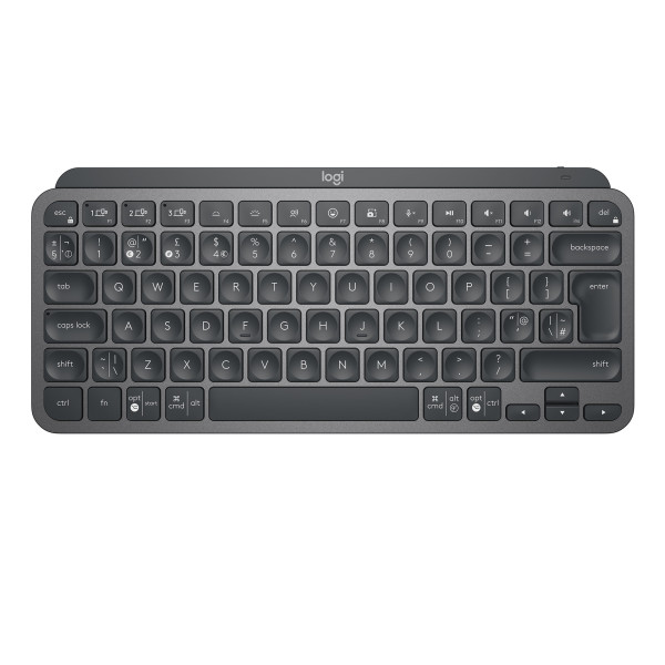 Logitech MX Keys Mini klawiatura RF Wireless + Bluetooth QWERTY Angielski Grafitowy Logitech MX Keys Mini klawiatura RF Wireless + Bluetooth QWERTY Angielski Grafitowy