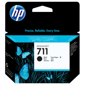 HP Czarny wkład atramentowy 711 DesignJet 80 ml