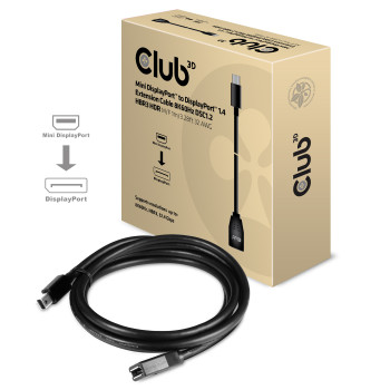CLUB3D CAC-1121 kabel DisplayPort 1 m Mini DisplayPort Czarny