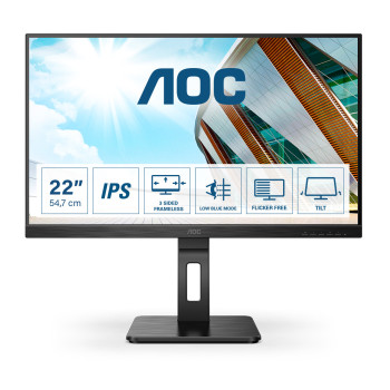 AOC P2 22P2DU LED display 54,6 cm (21.5") 1920 x 1080 px Full HD Czarny