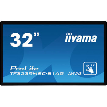 iiyama ProLite TF3239MSC-B1AG monitor komputerowy 80 cm (31.5") 1920 x 1080 px Full HD LED Ekran dotykowy Przeznaczony dla