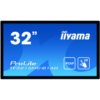 iiyama ProLite TF3215MC-B1AG monitor komputerowy 81,3 cm (32") 1920 x 1080 px Full HD LED Ekran dotykowy Kiosk Czarny