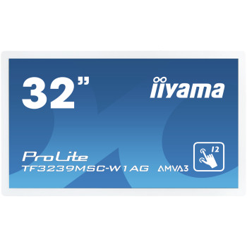 iiyama ProLite TF3239MSC-W1AG monitor komputerowy 80 cm (31.5") 1920 x 1080 px Full HD LED Ekran dotykowy Przeznaczony dla