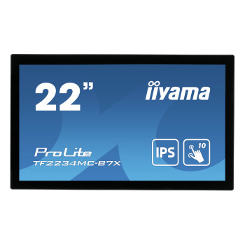 iiyama ProLite TF2234MC-B7X monitor komputerowy 54,6 cm (21.5") 1920 x 1080 px Full HD LED Ekran dotykowy Przeznaczony dla