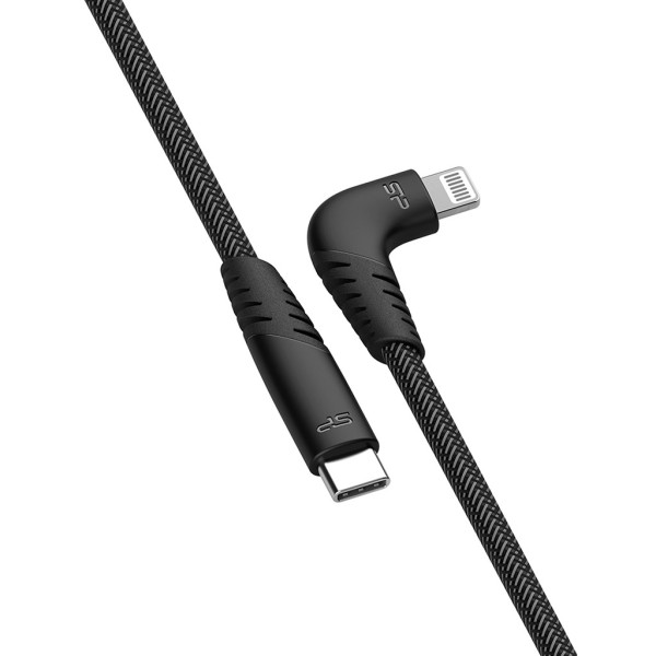 Silicon Power SP1M0ASYLK50CL1G kabel USB 1000 m USB 3.2 Gen 2 (3.1 Gen 2) USB C USB C Lightning Szary Silicon Power SP1M0ASYLK50CL1G kabel USB 1000 m USB 3.2 Gen 2 (3.1 Gen 2) USB C USB C Lightning Szary