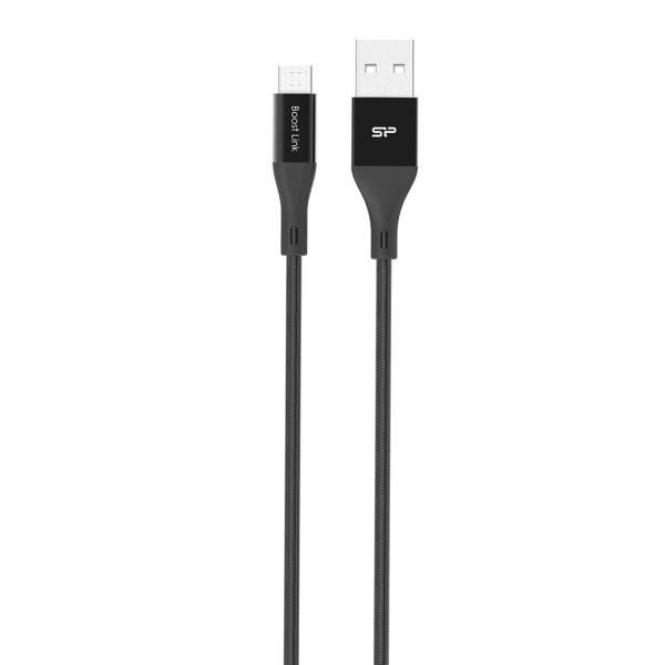 Silicon Power LK30AB kabel USB 1 m USB 2.0 USB A Micro-USB B Czarny Silicon Power LK30AB kabel USB 1 m USB 2.0 USB A Micro-USB B Czarny