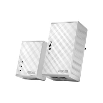 ASUS PL-N12 Kit 500 Mbit s Przewodowa sieć LAN Wi-Fi Biały 2 szt.