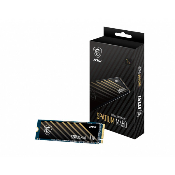 MSI SPATIUM M450 PCIe 4.0 NVMe M.2 1000 GB PCI Express 4.0 3D NAND MSI SPATIUM M450 PCIe 4.0 NVMe M.2 1000 GB PCI Express 4.0 3D NAND